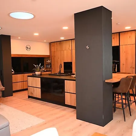 Apartmán Luxusapartment, Sauna, Gourmetkueche & Naturidylle Petershagen